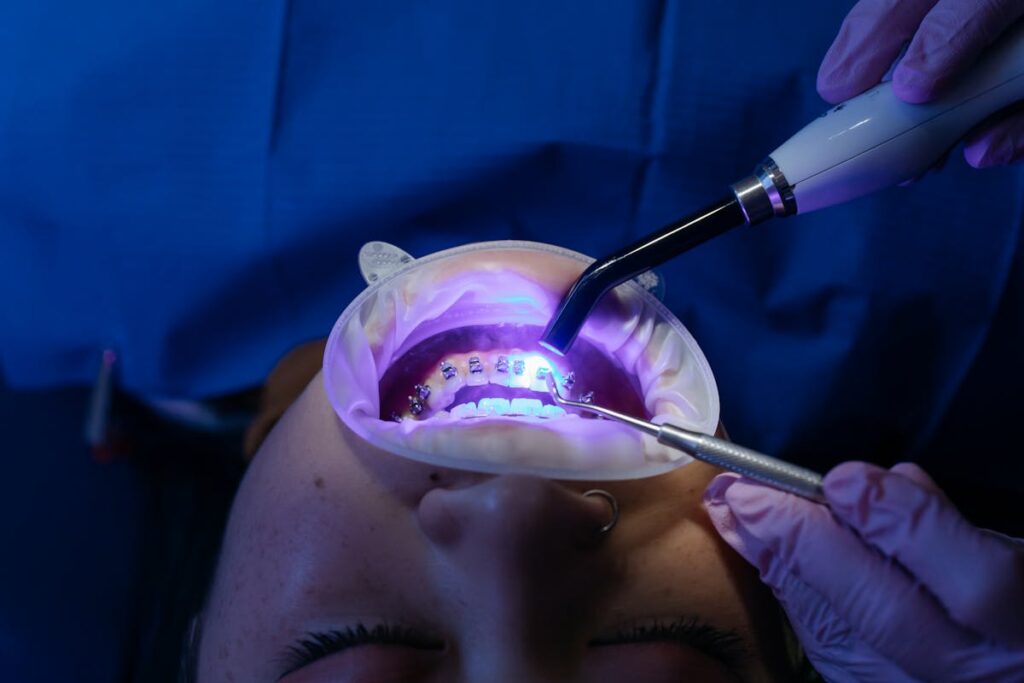 Patient having a Dental Treatment